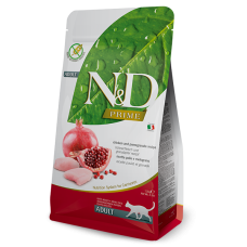 Farmina (Фармина) N&D GRAIN FREE PRIME CAT CHICKEN & POMEGRANATE  ADULT беззерновой сухой корм для взрослых кошек (курица/гранат)