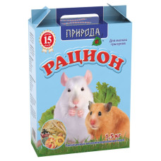 Корм для мелких грызунов “Рацион” 1.5 кг