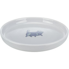 Миска Trixie для кошек плоская и широкая керамическая 0,6л d=23см арт.24802