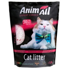Наполнитель для туалета силикагелевый AnimAll “Розовый Лепесток” 3.8 л