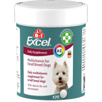 Витамины для мелких собак 8в1 – 8in1 Excel Multivitamin Small Breed 70 шт