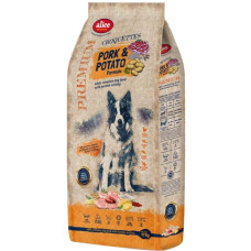 Сухой корм для собак Alice Professional Premium Croquettes Pork & Potato свинина и картофель 17 кг