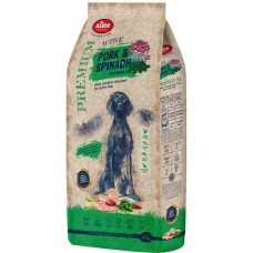 Сухой корм для собак Alice Professional Premium Active Pork & Spinach свинина и шпинат 17 кг
