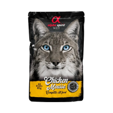 ALPHA SPIRIT POUCH CHICKEN MOUSSE влажный корм для кошек 85г