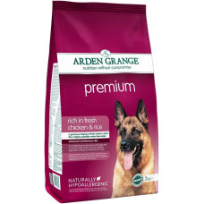 Arden Grang dult Premium корм супер премиум класса со свежей курицей и рисом «Премиум» для взрослых собак, привередливых в еде