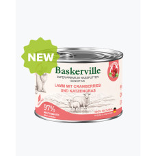 Консервований корм для кішок Baskerville KF Sensitive Lamm Mit Preiselbeeren. Ягня з журавлиною та котячою м'ятою