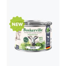 Консервований корм для кішок Baskerville KF FOS STERLISED Monoprotein Ziege Коза з кропивою