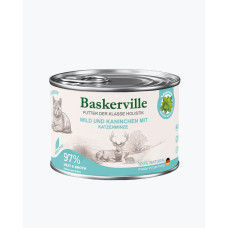 Консервований корм для кішок Baskerville KF Holistic Wild und Kaninchen Оленина з кроликом