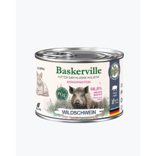 Консервований корм для кішок Baskerville KF FOS Monoprotein Wildschwein Дикий кабан