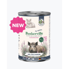 Консервований корм для кішок Baskerville KF FOS Monoprotein Wildschwein Дикий кабан