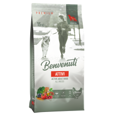 Benvenuti GROSSA ATTIVI сухой корм для активных собак с курицей