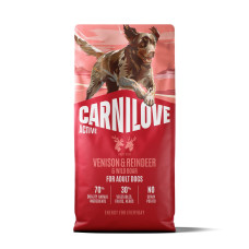 Корм сухой Carnilove Active Venison & Reindeer & Wild Boar Active Adults для активных собак оленина и дикий кабан