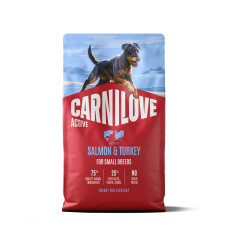 Корм сухой Carnilove Active Salmon & Turkey Small Breed для собак маленьких пород лосось и индейка