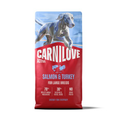 Корм сухой Carnilove Active Salmon & Turkey Large Breed для собак больших пород лосось и индейка