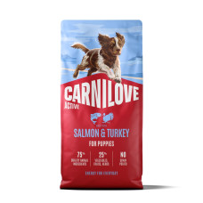 Корм сухой Carnilove Active Salmon & Turkey Puppy для щенков лосось и индейка