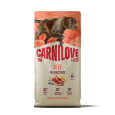 Корм сухой Carnilove True Fresh Beef для собак говядина
