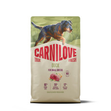 Корм сухой Carnilove True Fresh Duck Small Breed для собак малых пород утка