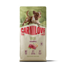 Корм сухой Carnilove True Fresh Puppy для щенков утка