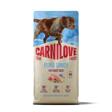 Корм сухой Carnilove True Fresh Fish & Turkey для собак рыба и индейка