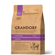 Grandorf LAMB & TURKEY ADULT MAXI Сухой корм для взрослых собак больших пород ягненка с индейкой