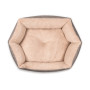 Лежак Pet Fashion Brig для собак, 58х48х20 см кофейный