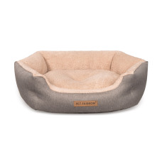 Лежак Pet Fashion Brig для собак, 58х48х20 см кофейный