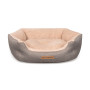 Лежак Pet Fashion Brig для собак, 58х48х20 см кофейный