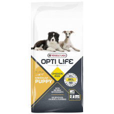 Opti Life Puppy Medium сухой суперпремиум корм для щенков средних пород
