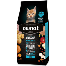 Ownat Ultra для котят сухой корм корм для котят с курицей и индейкой