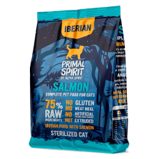 PRIMAL SPIRIT IBERIAN SALMON CAT FOOD сухой корм для кошек с иберийской свининой и лососем 1кг