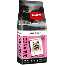 Сухой корм Alice Balance Lamb and Rice с ягненком и рисом 17 кг