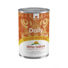 Almo Nature Daily Cat полнорационный консервированный корм для кошек с с курицей 400 гр