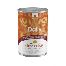 Almo Nature Daily Cat полнорационный консервированный корм для кошек с уткой 400 г