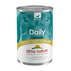 Almo Nature Daily Dog полнорационный консервированный корм с индейкой 400 гр