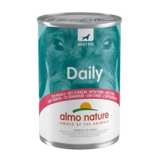 Almo Nature Daily Dog полнорационный консервированный корм свинина 400 гр