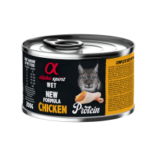 Alpha Spirit Chicken Adult Cat полнорационный влажный корм с курицей для взрослых кошек