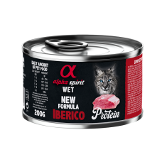 Alpha Spirit Iberico for Adult Cats полнорационный влажный корм корм со свининой для взрослых кошек