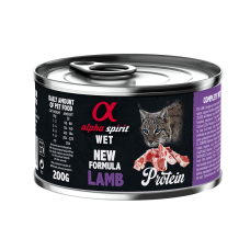 Alpha Spirit Lamb Sterilized Cat полнорационный влажный корм корм с ягнятиной для взрослых кошек