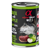 Alpha Spirit Duck with Green Apple повнораціонний вологий корм  з качкою та зеленими яблуками для дорослих собак