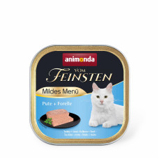 Влажный корм Animonda Vom Feinsten Adult Turkey + Trout с индейкой и форелью для кошек, 100 г