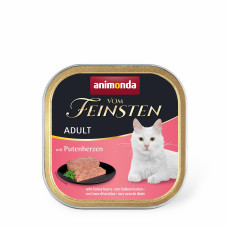 Влажный корм Animonda Vom Feinsten Adult with Turkey hearts с индюшачьими сердцами для кошек, 100 г