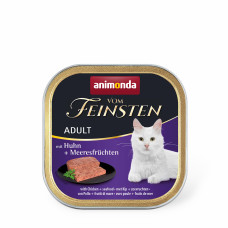 Влажный корм Animonda Vom Feinsten Adult with Chicken + Seafood с курицей и морепродуктами для кошек, 100 г