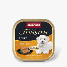 Влажный корм Animonda Vom Feinsten Adult with Chicken+liver с курицей и печенью для собак, 150 г