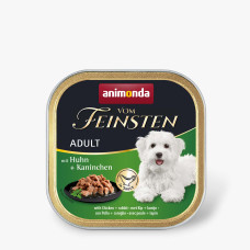 Влажный корм Animonda Vom Feinsten Adult with Chicken+rabbit с курицей и кроликом для собак, 150 г