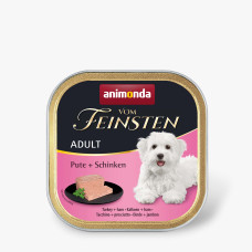 Влажный корм Animonda Vom Feinsten Adult Turkey + Ham с индейкой и ветчиной для собак, 150 г