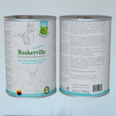 Консервы для кошек Baskerville KF Holistic Wild und Kaninchen оленина с кроликом