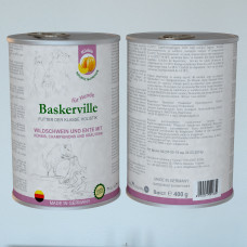 Консерва для собак Baskerville HF Holistic Wildschwein und Ente Mit Kurbis кабан и утка с тыквой