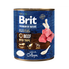 Brit Premium by Nature k 400 г говядина с требухой 400г