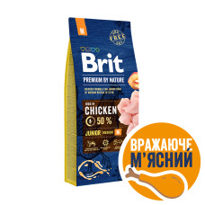  Brit Premium Junior M Корм Брит для щенков средних пород