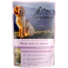 Влажный корм для собак Carpathian Pet Food Мясное ассорти в соусе 100 г